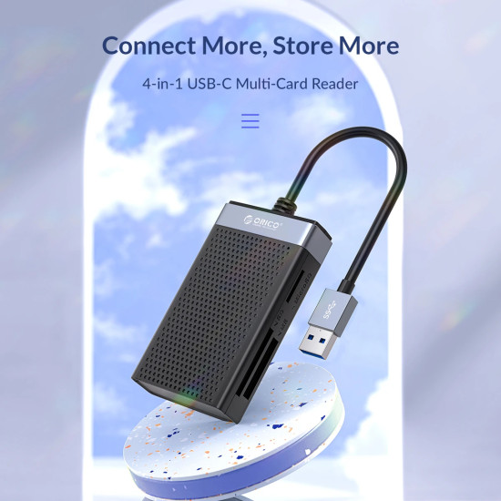 Orico четец за карти Card Reader USB Type C - CL4T-C3-BK Orico четец за карти Card Reader USB Type C - CL4T-C3-BK