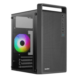 AeroCool кутия Case mATX - CS-109-G-BK-v1 - FRGB, Tempered Glass AeroCool кутия Case mATX - CS-109-G-BK-v1 - FRGB, Tempered Glass