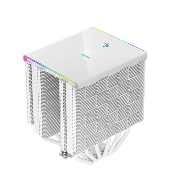 DeepCool охладител CPU Cooler AK620 Digital White - Dual-Tower - LGA1700/AM5 DeepCool охладител CPU Cooler AK620 Digital White - Dual-Tower - LGA1700/AM5