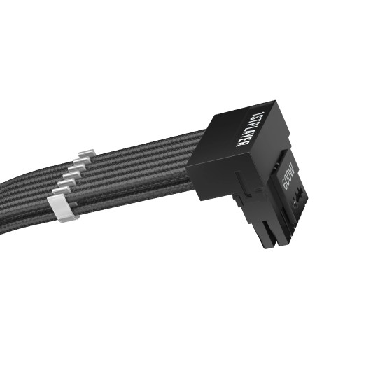 1stPlayer удължителен кабел Custom Sleeved Modding Cable Black - 4 x PCIe 8-pin to 12VHPWR - FM4-B-BK 1stPlayer удължителен кабел Custom Sleeved Modding Cable Black - 4 x PCIe 8-pin to 12VHPWR - FM4-B-BK