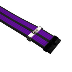 1stPlayer комплект удължителни кабели Custom Modding Cable Kit Black/Violet - ATX24P, EPS, PCI-e - BVL-001 1stPlayer комплект удължителни кабели Custom Modding Cable Kit Black/Violet - ATX24P, EPS, PCI-e - BVL-001