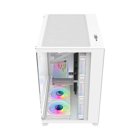 1stPlayer кутия Case ATX - MEGAVIEW MV8 White 1stPlayer кутия Case ATX - MEGAVIEW MV8 White