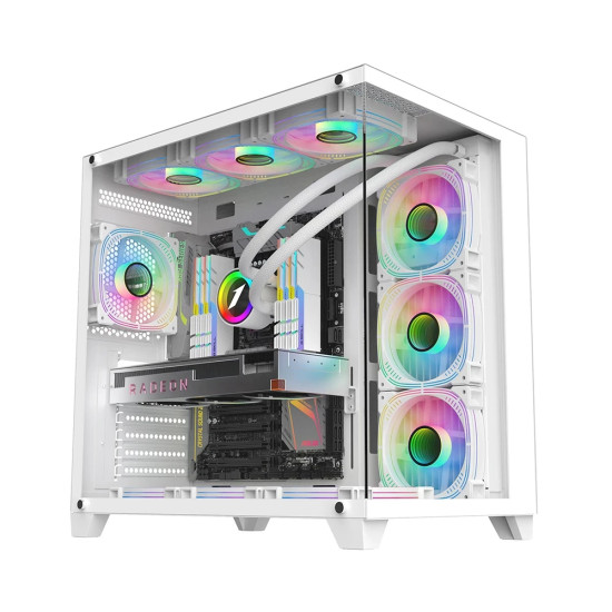 1stPlayer кутия Case ATX - MEGAVIEW MV8 White 1stPlayer кутия Case ATX - MEGAVIEW MV8 White