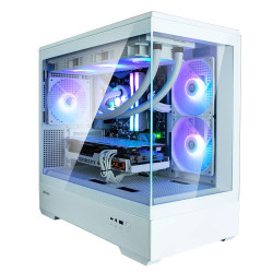 Zalman кутия Case mATX - P30 White - aRGB, Tempered Glass Zalman кутия Case mATX - P30 White - aRGB, Tempered Glass
