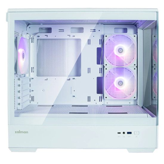 Zalman кутия Case mATX - P30 White - aRGB, Tempered Glass Zalman кутия Case mATX - P30 White - aRGB, Tempered Glass