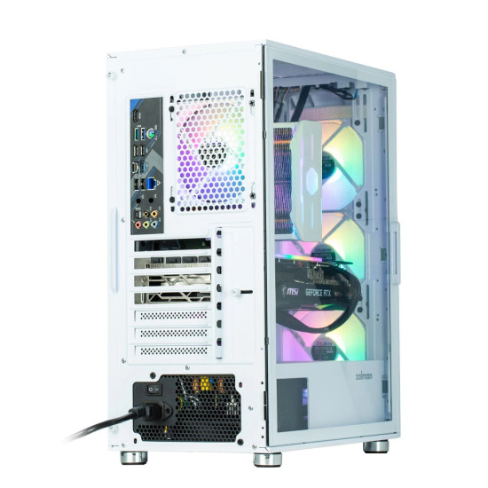 Zalman кутия Case ATX - I3 NEO White - RGB, Mesh Zalman кутия Case ATX - I3 NEO White - RGB, Mesh