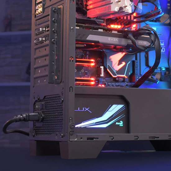 AeroCool захранване PSU 650W - 80+ Bronze, Semi-Modular LUX RGB 650M - ACPB-LM65AEC.11 AeroCool захранване PSU 650W - 80+ Bronze, Semi-Modular LUX RGB 650M - ACPB-LM65AEC.11