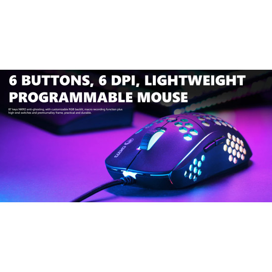 Marvo Геймърски комплект Gaming COMBO CM373 Blue Switches 2-in-1 - Mechanical Keyboard TKL, Mouse Marvo Геймърски комплект Gaming COMBO CM373 Blue Switches 2-in-1 - Mechanical Keyboard TKL, Mouse
