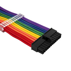 1stPlayer комплект удължителни кабели Custom Modding Cable Kit Rainbow - ATX24P, EPS, PCI-e - RB-001 1stPlayer комплект удължителни кабели Custom Modding Cable Kit Rainbow - ATX24P, EPS, PCI-e - RB-001