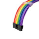 1stPlayer комплект удължителни кабели Custom Modding Cable Kit Rainbow - ATX24P, EPS, PCI-e - RB-001 1stPlayer комплект удължителни кабели Custom Modding Cable Kit Rainbow - ATX24P, EPS, PCI-e - RB-001