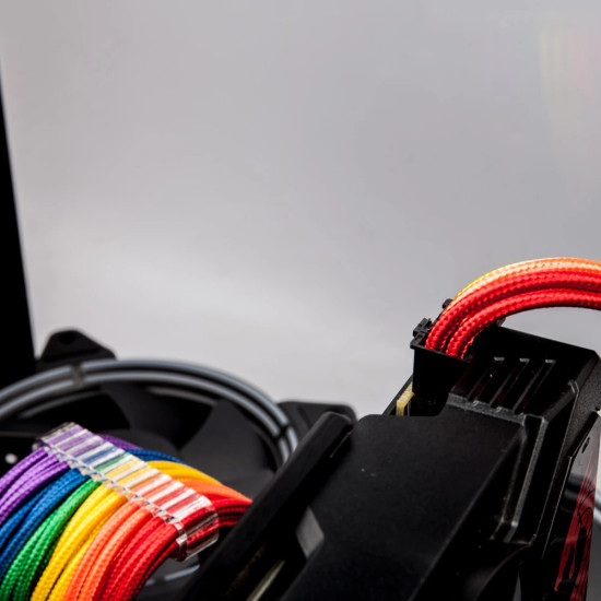 1stPlayer комплект удължителни кабели Custom Modding Cable Kit Rainbow - ATX24P, EPS, PCI-e - RB-001 1stPlayer комплект удължителни кабели Custom Modding Cable Kit Rainbow - ATX24P, EPS, PCI-e - RB-001