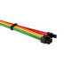 1stPlayer комплект удължителни кабели Custom Modding Cable Kit Rainbow - ATX24P, EPS, PCI-e - RB-001 1stPlayer комплект удължителни кабели Custom Modding Cable Kit Rainbow - ATX24P, EPS, PCI-e - RB-001