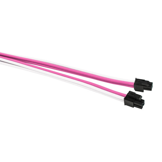 1stPlayer комплект удължителни кабели Custom Modding Cable Kit Pink/White - ATX24P, EPS, PCI-e - PKW-001 1stPlayer комплект удължителни кабели Custom Modding Cable Kit Pink/White - ATX24P, EPS, PCI-e - PKW-001