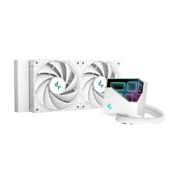 DeepCool водно охлаждане Water Cooling LT520 White - Addressable RGB, Infinity mirror design - LGA1700/AM5 DeepCool водно охлаждане Water Cooling LT520 White - Addressable RGB, Infinity mirror design - LGA1700/AM5