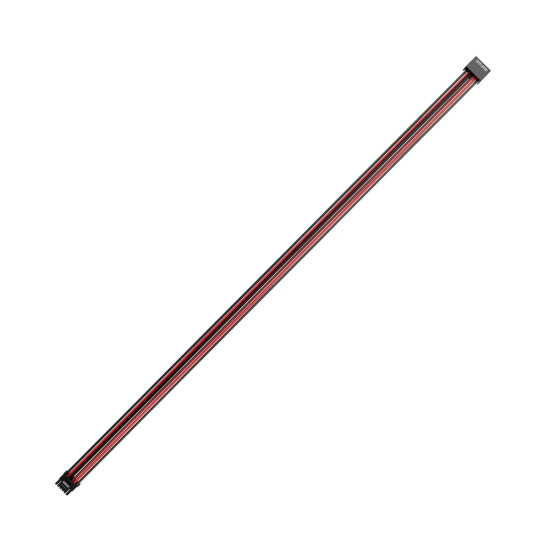 1stPlayer модулен кабел Custom Sleeved Modding Cable Black/Red - PCIe 5.0 12VHPWR M/M - FM2-B-BR 1stPlayer модулен кабел Custom Sleeved Modding Cable Black/Red - PCIe 5.0 12VHPWR M/M - FM2-B-BR