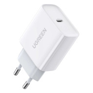 Ugreen бързо зарядно Fast Charger Wall - QC, PD3.0 Type-C, 20W CD137 White - 60450 Ugreen бързо зарядно Fast Charger Wall - QC, PD3.0 Type-C, 20W CD137 White - 60450