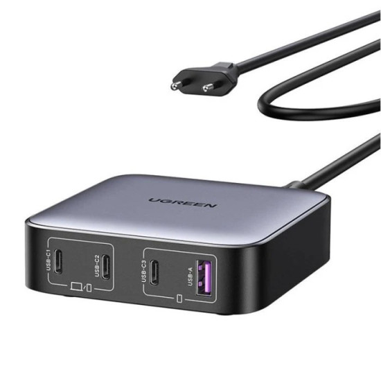 Ugreen универсално зарядно за стена Charger Wall 100W GaN Nexode CD328, 1 x USB-A, 3 x Type-C - 90928 Ugreen универсално зарядно за стена Charger Wall 100W GaN Nexode CD328, 1 x USB-A, 3 x Type-C - 90928