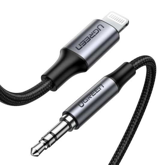 Ugreen кабел Cable Lighting to 3.5mm Male US315, 1m - 70509 Ugreen кабел Cable Lighting to 3.5mm Male US315, 1m - 70509