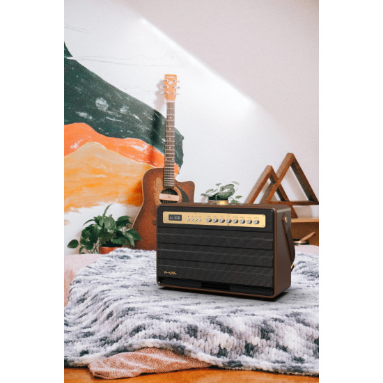 W-King Блутут парти колона Bluetooth Party Speaker - K6L - 120W, 2 x Wireless Microphones, Karaoke W-King Блутут парти колона Bluetooth Party Speaker - K6L - 120W, 2 x Wireless Microphones, Karaoke