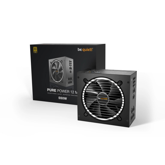 be quiet! захранване PSU ATX 3.0 - Pure Power 12 M 550W be quiet! захранване PSU ATX 3.0 - Pure Power 12 M 550W