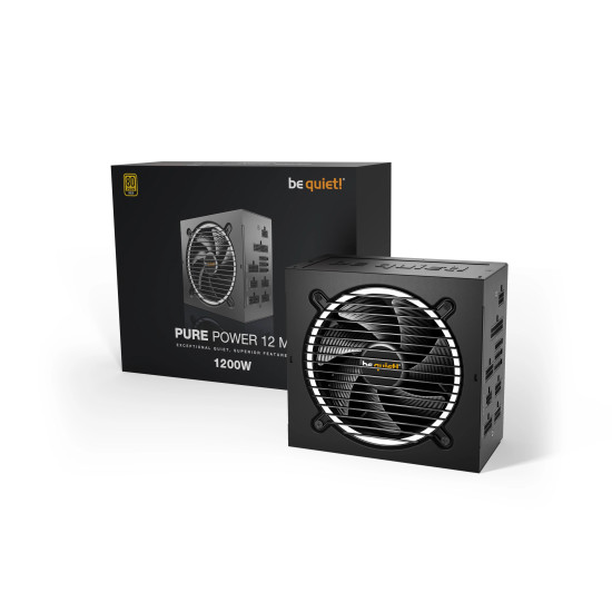 be quiet! захранване PSU ATX 3.1 - Pure Power 12 M 1200W be quiet! захранване PSU ATX 3.1 - Pure Power 12 M 1200W