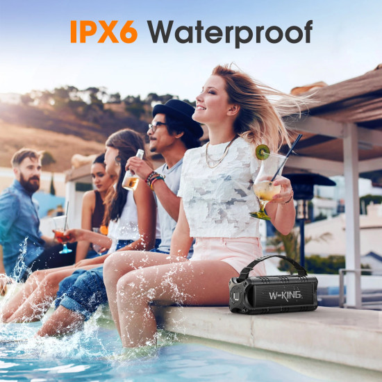 W-King Блутут мобилна колонка Bluetooth Speaker - D8 Mini Black - 30W W-King Блутут мобилна колонка Bluetooth Speaker - D8 Mini Black - 30W