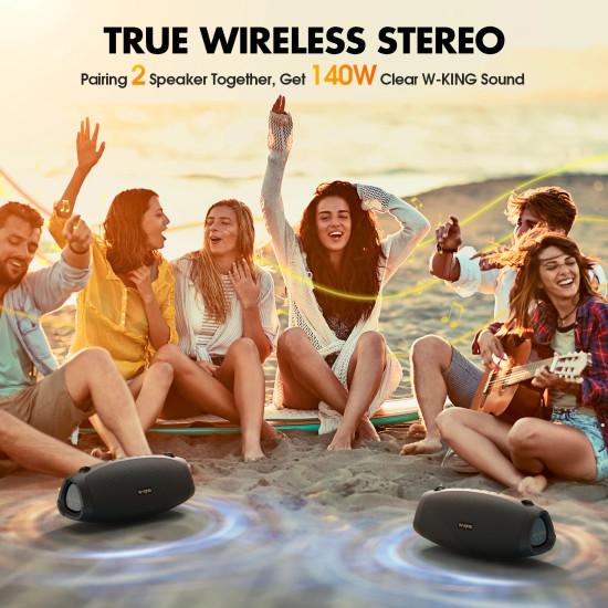 W-King Блутут мобилна колонка Bluetooth Speaker - X10 Black- 70W W-King Блутут мобилна колонка Bluetooth Speaker - X10 Black- 70W