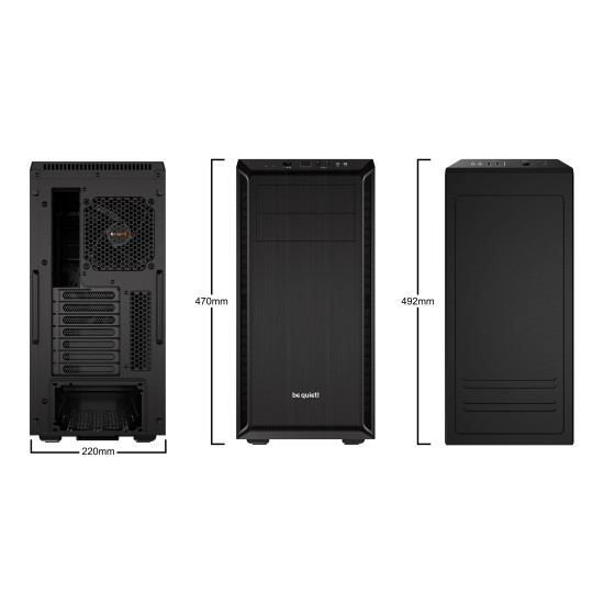 be quiet! кутия Case ATX - Pure Base 600 Black