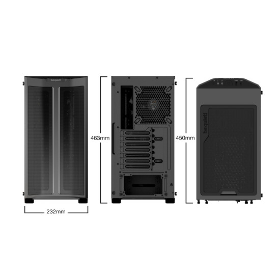 be quiet! кутия Case ATX - Pure Base 500 FX Black be quiet! кутия Case ATX - Pure Base 500 FX Black