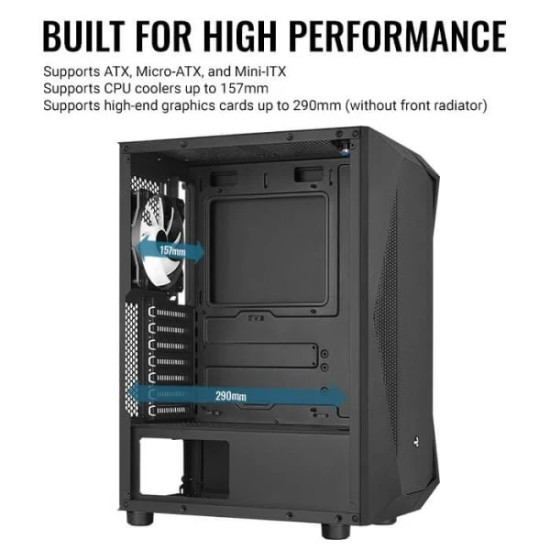 AeroCool кутия Case ATX - Falcon-G-BK-v2 - Addressable RGB AeroCool кутия Case ATX - Falcon-G-BK-v2 - Addressable RGB