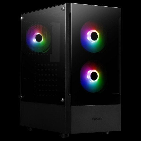 Gamdias кутия Case ATX - TALOS E3 - aRGB, Tempered Glass Gamdias кутия Case ATX - TALOS E3 - aRGB, Tempered Glass