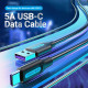 Vention Кабел USB 3.1 Type-C / USB 2.0 AM - 1M Black 5A Fast Charge - CORBF Vention Кабел USB 3.1 Type-C / USB 2.0 AM - 1M Black 5A Fast Charge - CORBF