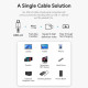 Vention кабел USB4.0 Type-C/Type-C 40Gbps, 240W 1m - TAVHF Vention кабел USB4.0 Type-C/Type-C 40Gbps, 240W 1m - TAVHF