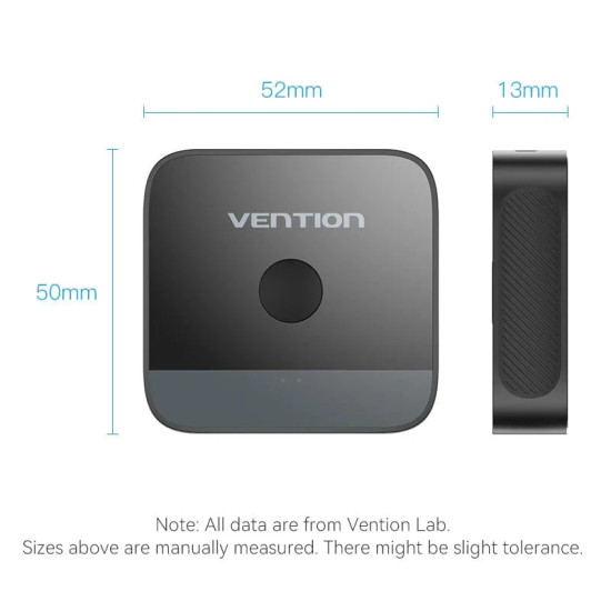 Vention Разклонител превключвател HDMI 2.0 Switcher/Splitter 2-Port Bi-Direction 4K Black - AKOB0 Vention Разклонител превключвател HDMI 2.0 Switcher/Splitter 2-Port Bi-Direction 4K Black - AKOB0
