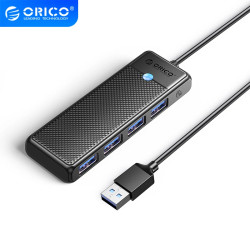 Orico хъб USB3.0 HUB 4 port Black - PAPW4A-U3-015-BK Orico хъб USB3.0 HUB 4 port Black - PAPW4A-U3-015-BK