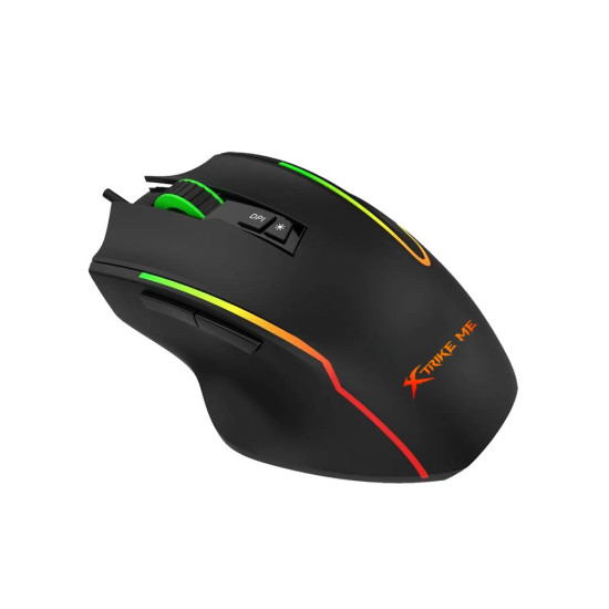 Xtrike ME геймърска мишка Gaming Mouse GM-518 - 12800dpi, RGB, programmable Xtrike ME геймърска мишка Gaming Mouse GM-518 - 12800dpi, RGB, programmable