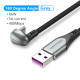 Vention Кабел USB 3.1 Type-C / USB 2.0 AM - 1.5M Black U-Shaped, Aluminum Alloy 5A - COHHG Vention Кабел USB 3.1 Type-C / USB 2.0 AM - 1.5M Black U-Shaped, Aluminum Alloy 5A - COHHG