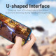 Vention Кабел USB 3.1 Type-C / USB 2.0 AM - 1.5M Black U-Shaped, Aluminum Alloy 5A - COHHG Vention Кабел USB 3.1 Type-C / USB 2.0 AM - 1.5M Black U-Shaped, Aluminum Alloy 5A - COHHG