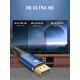 Vention кабел Display Port 1.4 DP M / M 8K 1m - Cotton Braided, Blue Aluminum Alloy - HCELF Vention кабел Display Port 1.4 DP M / M 8K 1m - Cotton Braided, Blue Aluminum Alloy - HCELF