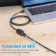 Vention удължителен кабел Cat.8 SSTP Extension Patch Cable 1M Black 40Gbps - IKHBF Vention удължителен кабел Cat.8 SSTP Extension Patch Cable 1M Black 40Gbps - IKHBF
