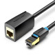 Vention удължителен кабел Cat.8 SSTP Extension Patch Cable 0.5M Black 40Gbps - IKHBD Vention удължителен кабел Cat.8 SSTP Extension Patch Cable 0.5M Black 40Gbps - IKHBD