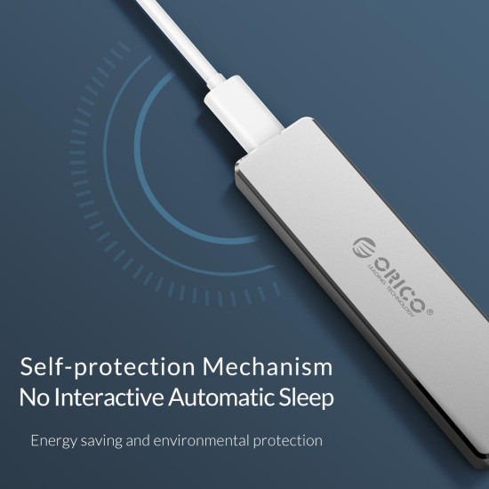 Orico външна кутия за диск Storage - Case - M.2 NVMe M-key 10 Gbps - PCM2-C3-SV Orico външна кутия за диск Storage - Case - M.2 NVMe M-key 10 Gbps - PCM2-C3-SV