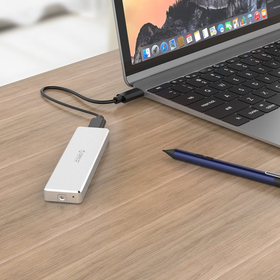 Orico външна кутия за диск Storage - Case - M.2 NVMe M-key 10 Gbps - PCM2-C3-SV Orico външна кутия за диск Storage - Case - M.2 NVMe M-key 10 Gbps - PCM2-C3-SV