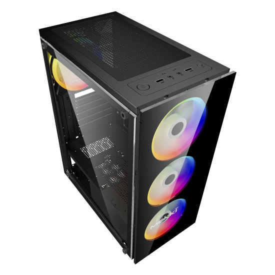 Makki кутия за компютър Case ATX L10 aRGB - Remote/4 Fans Makki кутия за компютър Case ATX L10 aRGB - Remote/4 Fans