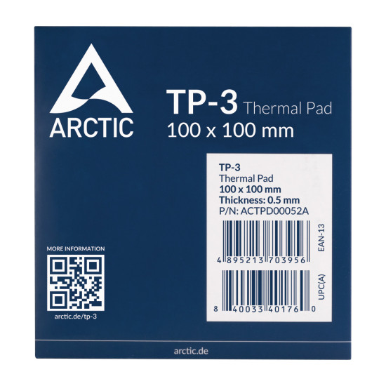 Arctic Термопад Thermal pad TP-3 100x100mm, 0.5mm - ACTPD00052A Arctic Термопад Thermal pad TP-3 100x100mm, 0.5mm - ACTPD00052A