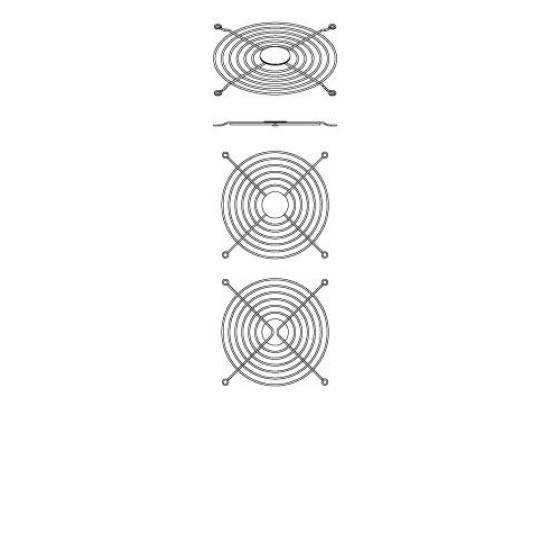 Noctua комплект решетки за вентилатори Fan Grill Metal - 140mm 2pcs pack - NA-FG1-14 Sx2 Noctua комплект решетки за вентилатори Fan Grill Metal - 140mm 2pcs pack - NA-FG1-14 Sx2