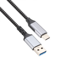 VCom Кабел USB 3.2 Gen2 Type-C / USB AM, 10Gbps, Black - CU401M-1m VCom Кабел USB 3.2 Gen2 Type-C / USB AM, 10Gbps, Black - CU401M-1m