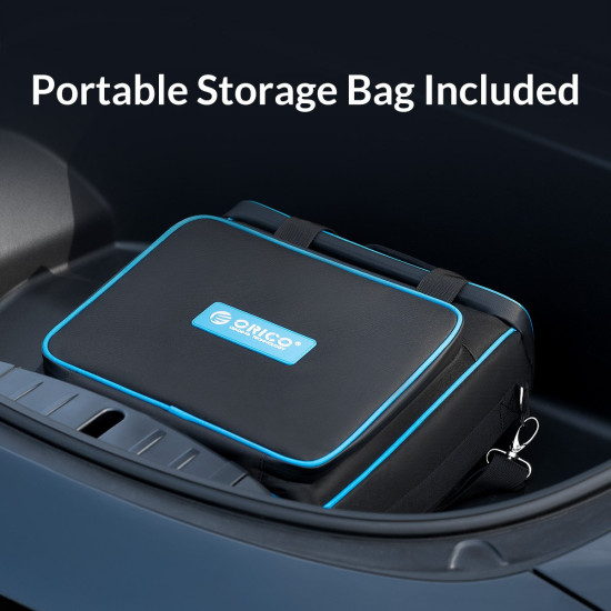 Orico Мобилна зарядна станция за електромобил EV-CHARGER 16A 1-phase Type-2 EU port, 5m cable - AUG416-EU-05-BK Orico Мобилна зарядна станция за електромобил EV-CHARGER 16A 1-phase Type-2 EU port, 5m cable - AUG416-EU-05-BK
