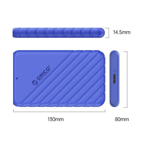Orico кутия за диск Storage - Case - 2.5 inch USB3.0 BLUE - 25PW1-U3-BL Orico кутия за диск Storage - Case - 2.5 inch USB3.0 BLUE - 25PW1-U3-BL