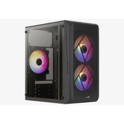 AeroCool кутия Case mATX - CS-107-A-BK-v2 - 3 fans included AeroCool кутия Case mATX - CS-107-A-BK-v2 - 3 fans included